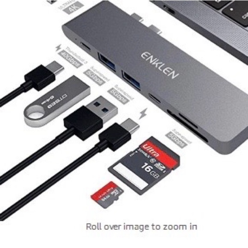 7 in 1 duo plug in thundbolt adapter Mac book and PC USA local busines